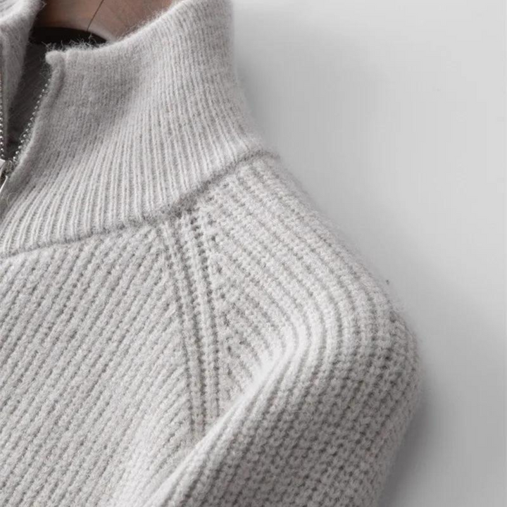 Ethan - Giacca in maglia con zip