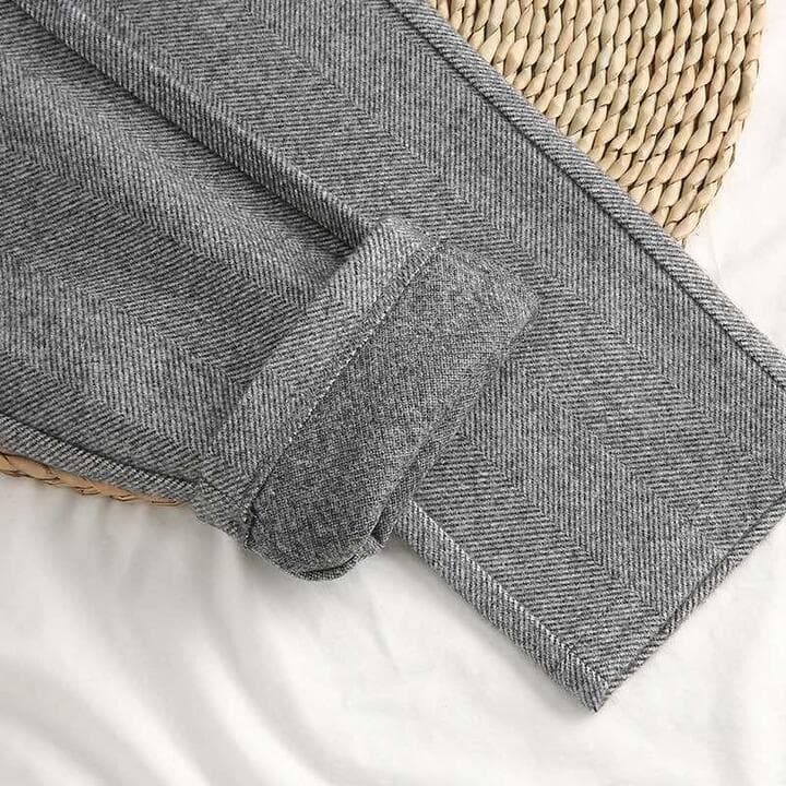 Pantaloni casual a spina di pesce
