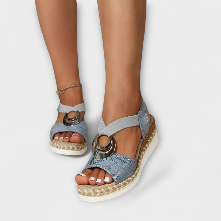 Roswitha - Sandali comfort beige