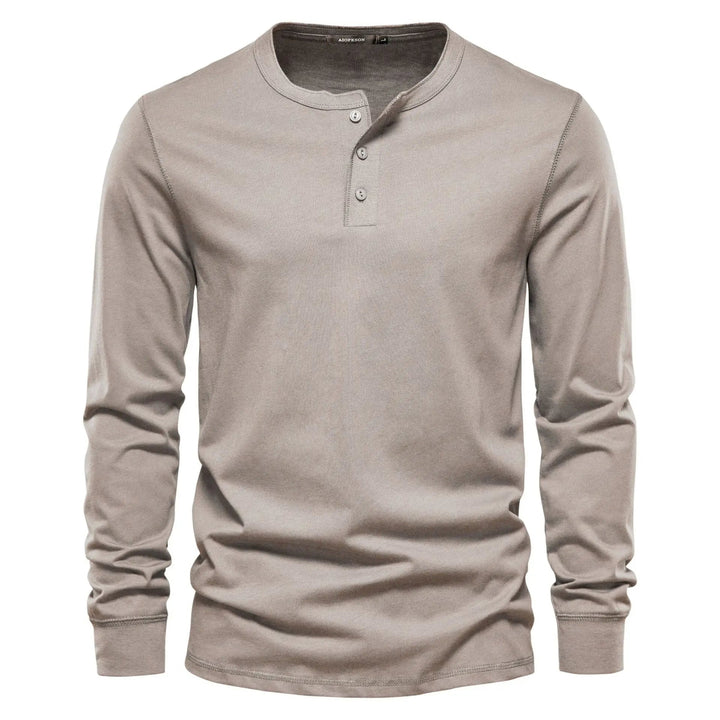 Owen - Maglia Henley in misto morbido traspirante