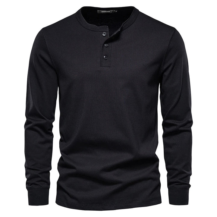Owen - Maglia Henley in misto morbido traspirante