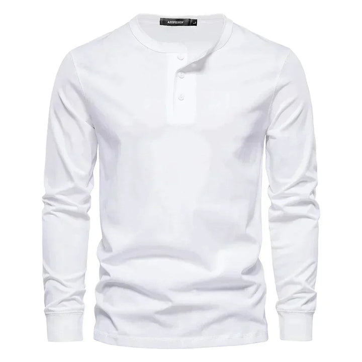 Owen - Maglia Henley in misto morbido traspirante