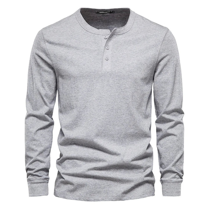 Owen - Maglia Henley in misto morbido traspirante