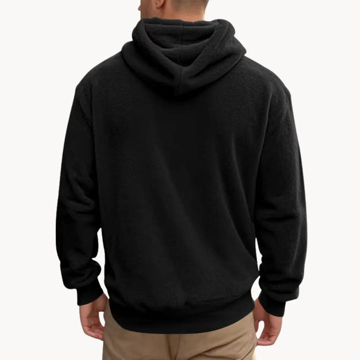 Carter - Maglione con cappuccio in misto pile