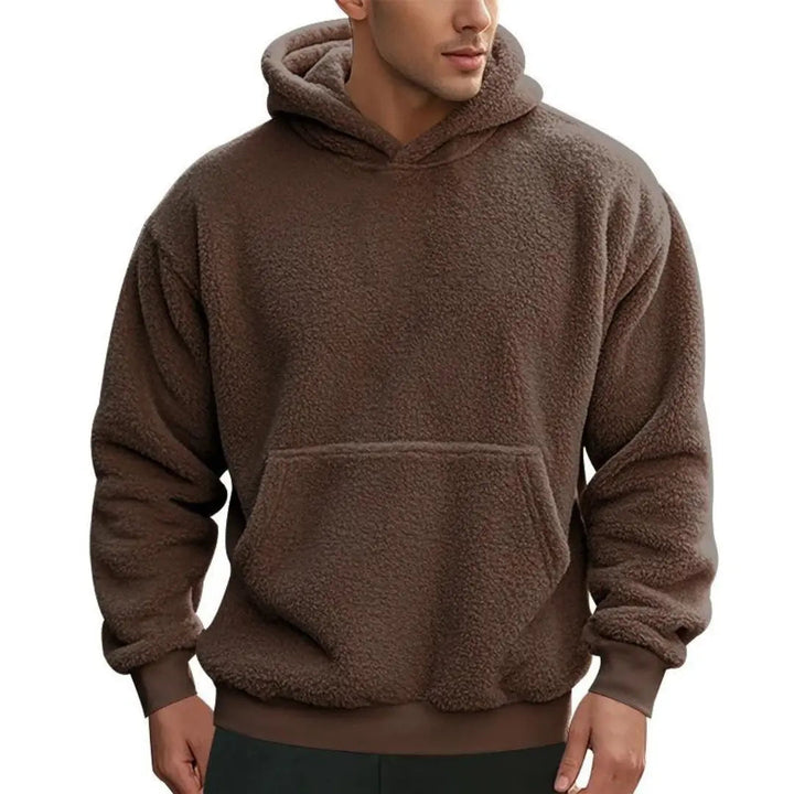 Carter - Maglione con cappuccio in misto pile