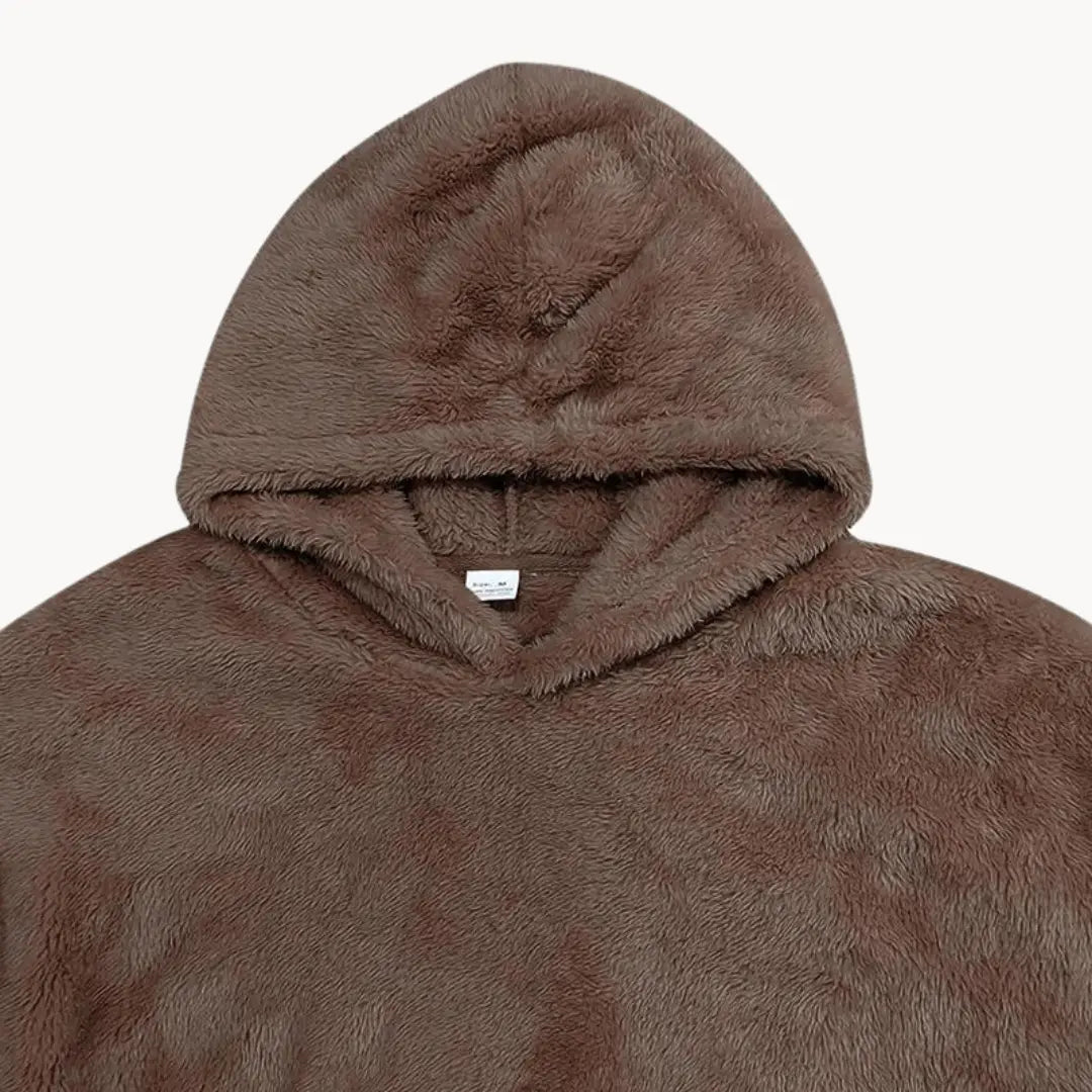 Carter - Maglione con cappuccio in misto pile