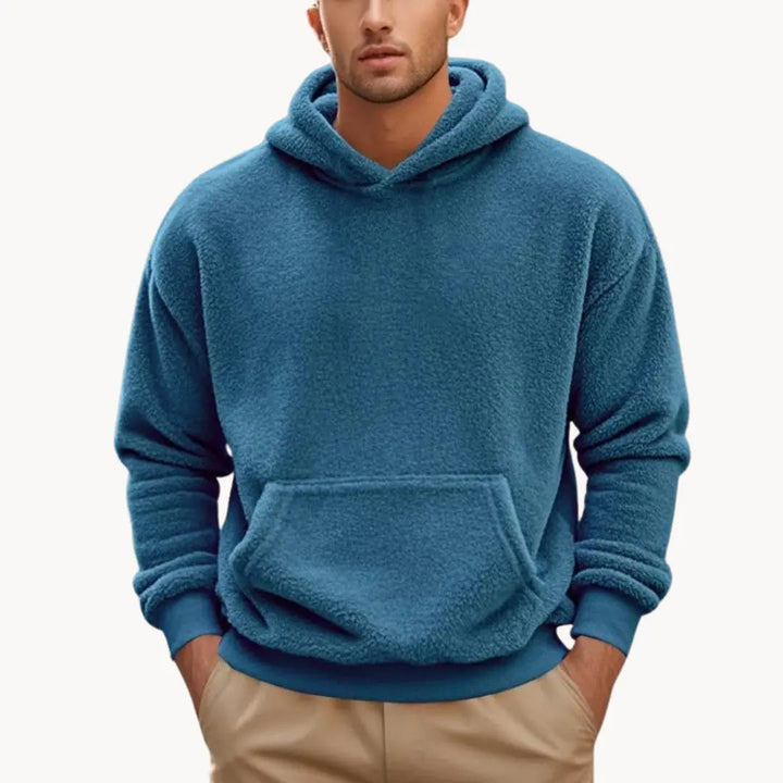 Carter - Maglione con cappuccio in misto pile