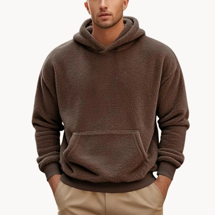 Carter - Maglione con cappuccio in misto pile