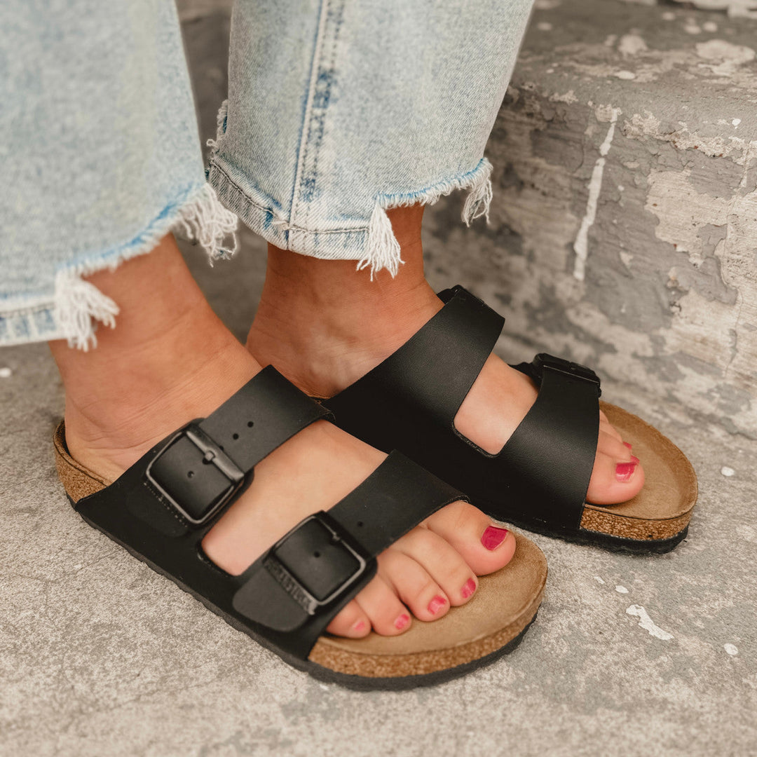 Sandalo Birkenstock Arizona Birko-Flor - Nero