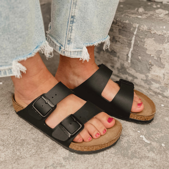 Sandalo Birkenstock Arizona Birko-Flor - Nero