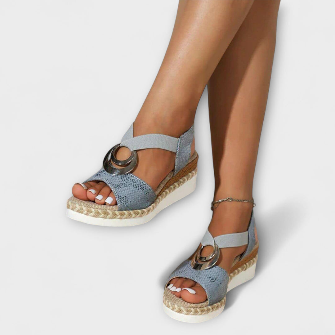 Roswitha - Sandali comfort beige
