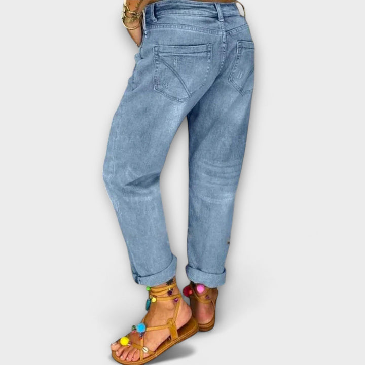 Evie - Jeans in denim relaxed