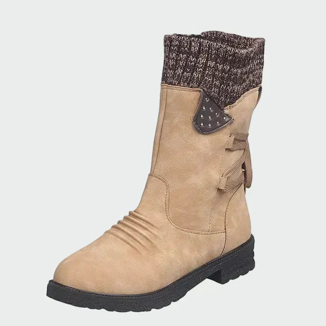 Millie - Eleganti stivaletti in finta pelle scamosciata
