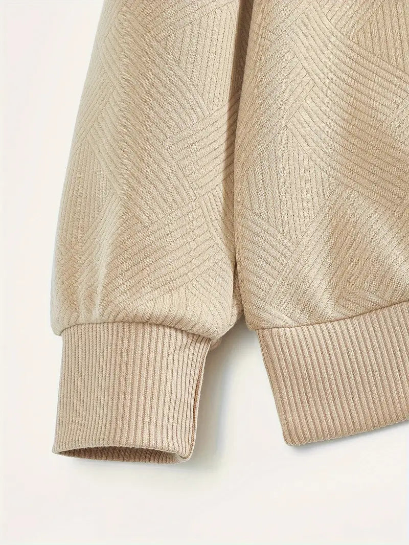 Maglione con motivo a cerniera