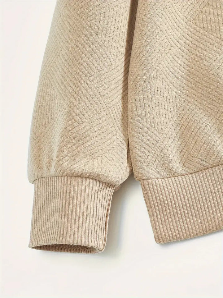Maglione con motivo a cerniera
