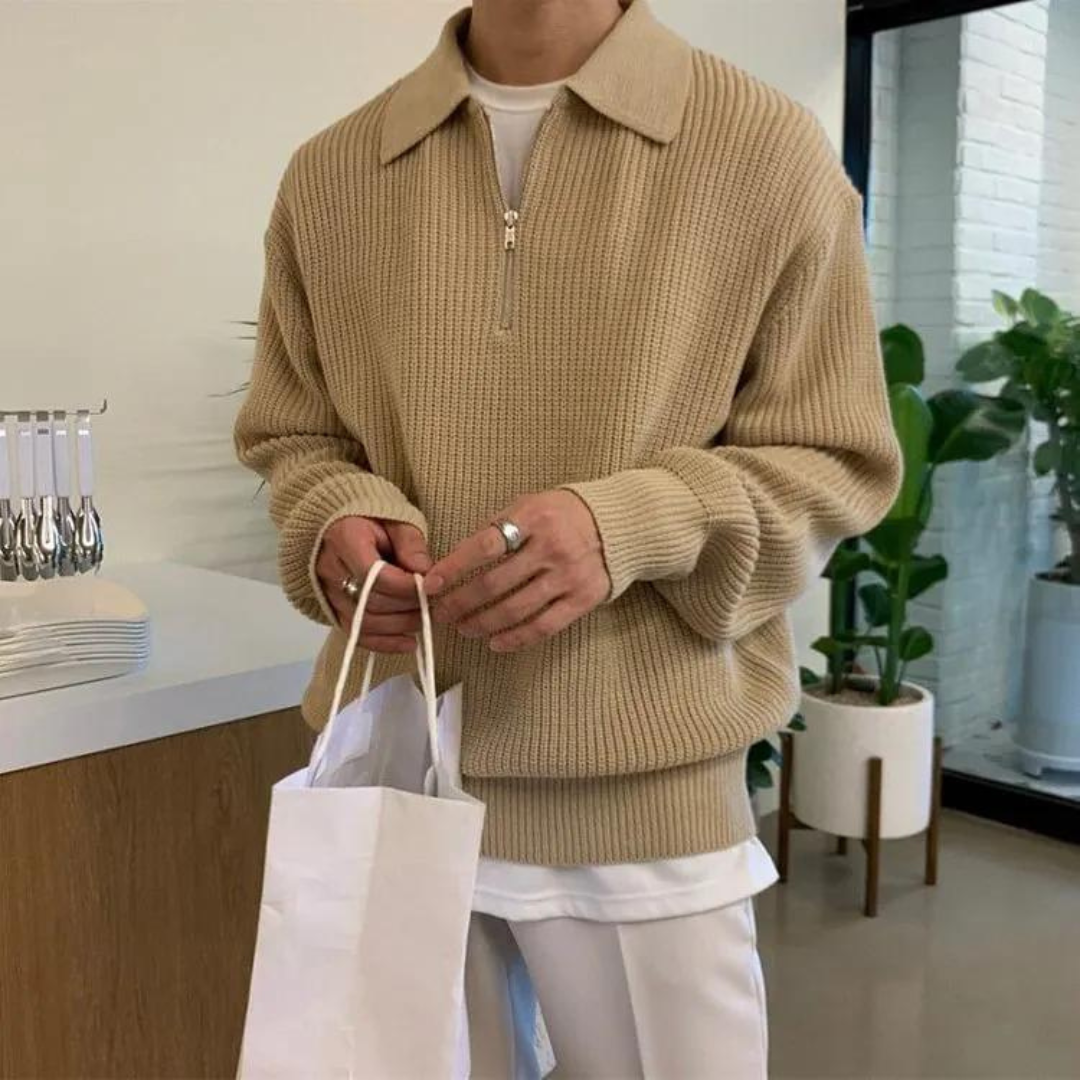 Riley - Maglione a maglia mista