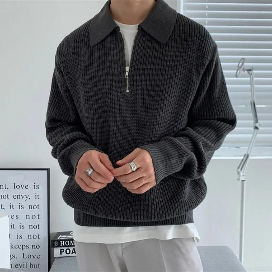 Riley - Maglione a maglia mista