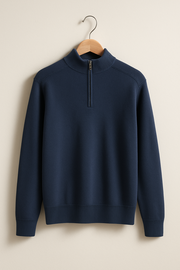 Marcus - Maglione con mezza zip