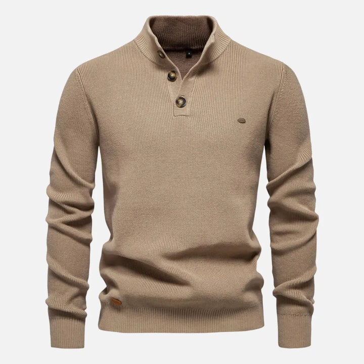 Connor - Maglione a collo alto in maglia