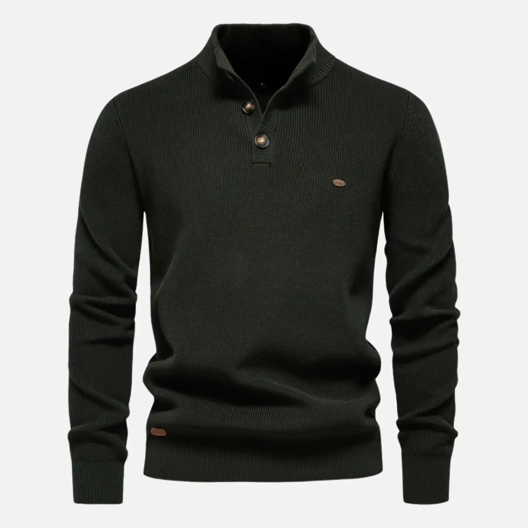 Connor - Maglione a collo alto in maglia