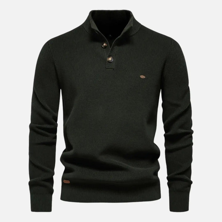 Connor - Maglione a collo alto in maglia