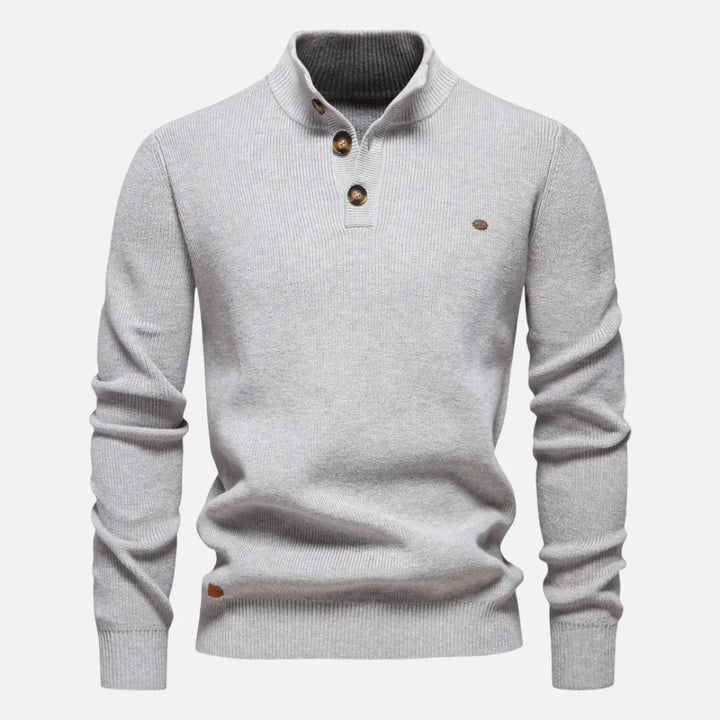 Connor - Maglione a collo alto in maglia