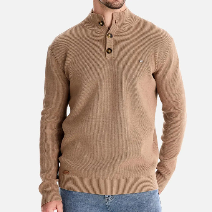 Connor - Maglione a collo alto in maglia