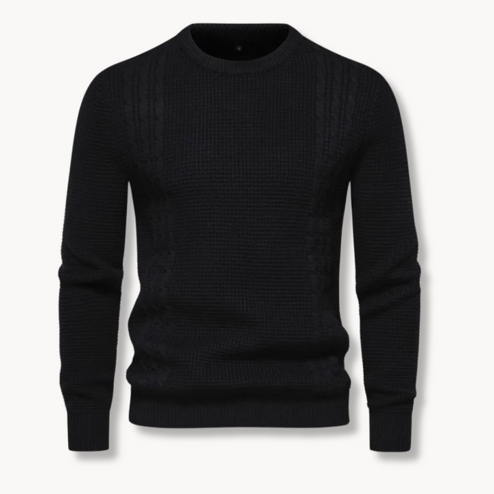 Dylan - Patchwork Knit Jumper