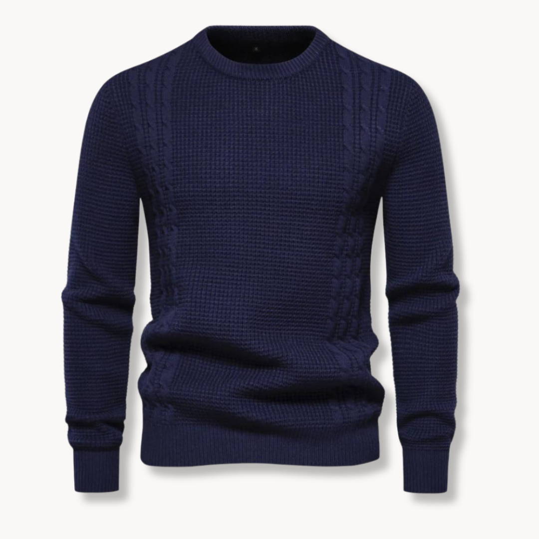 Dylan - Maglione patchwork in maglia