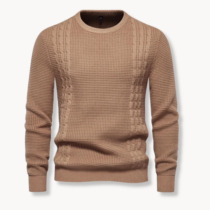 Dylan - Maglione patchwork in maglia