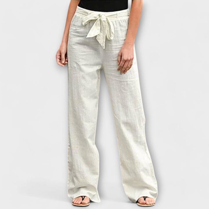 Audrey - Pantaloni in lino leggero