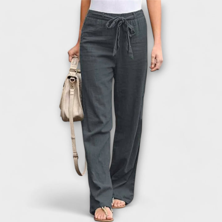 Audrey - Pantaloni in lino leggero