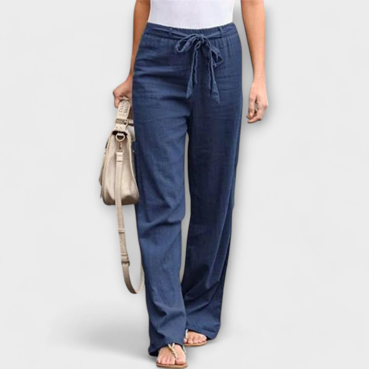 Audrey - Pantaloni in lino leggero