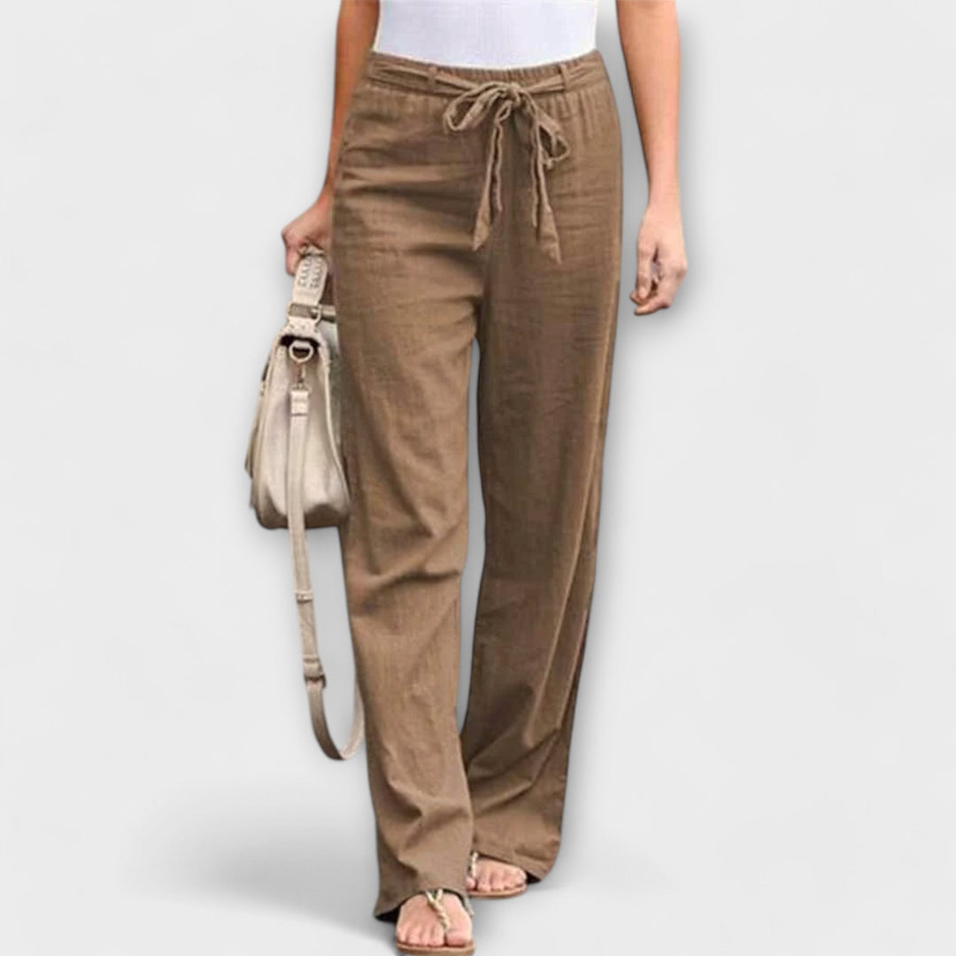 Audrey - Pantaloni in lino leggero
