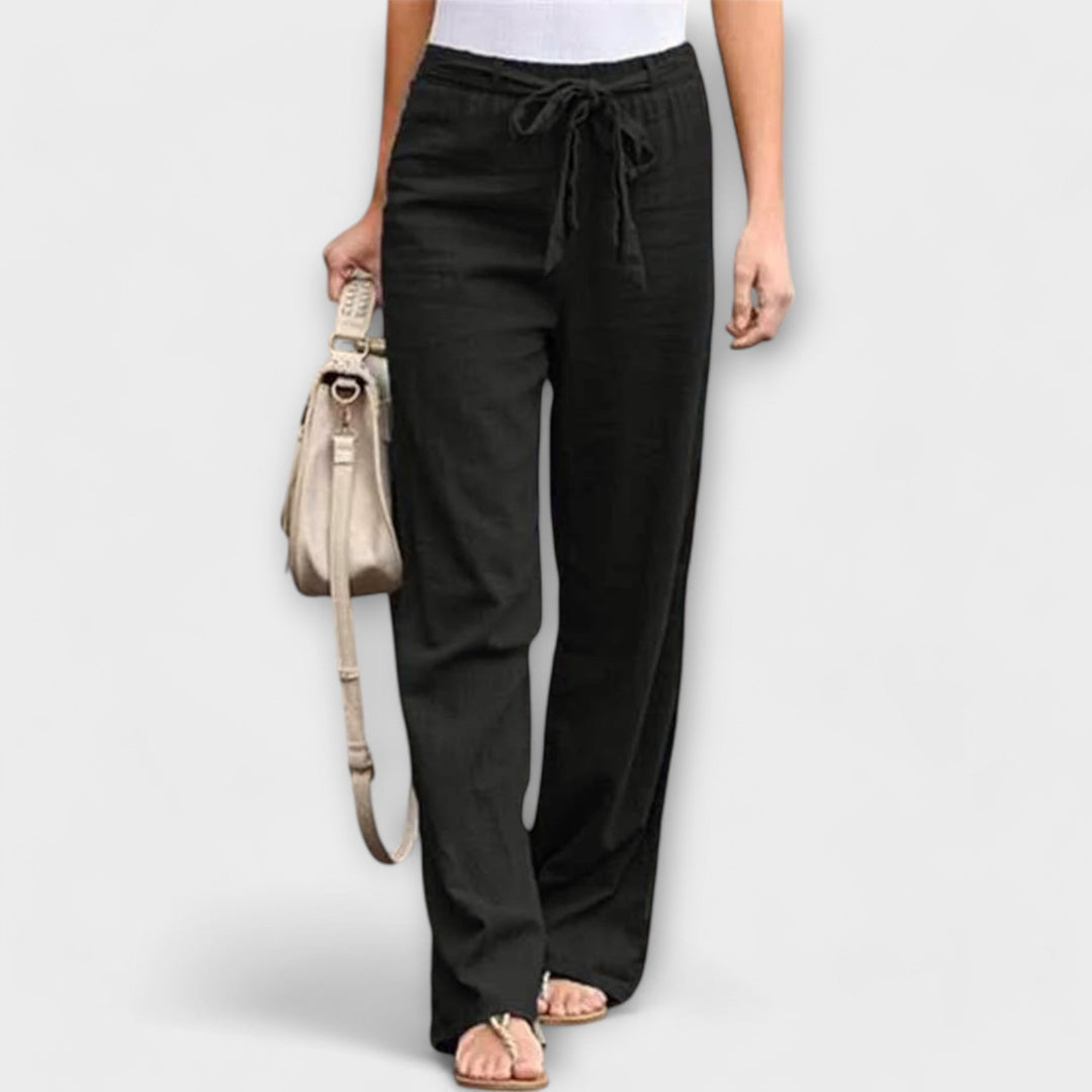 Audrey - Pantaloni in lino leggero
