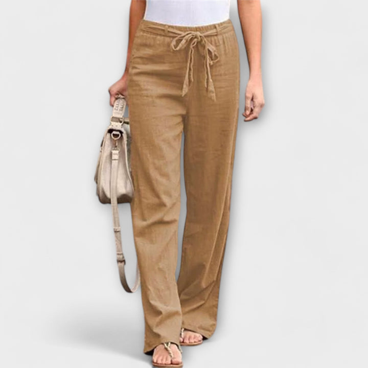 Audrey - Pantaloni in lino leggero