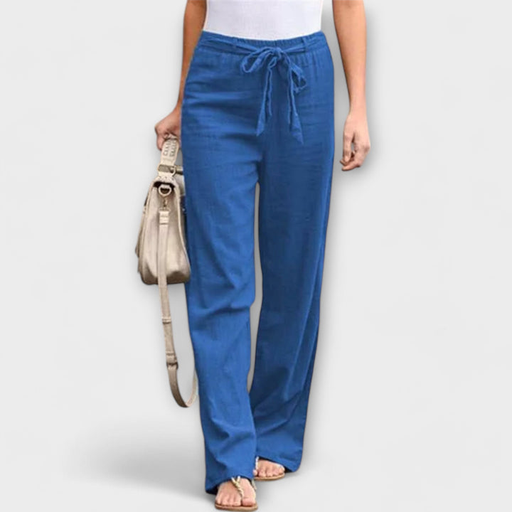Audrey - Pantaloni in lino leggero