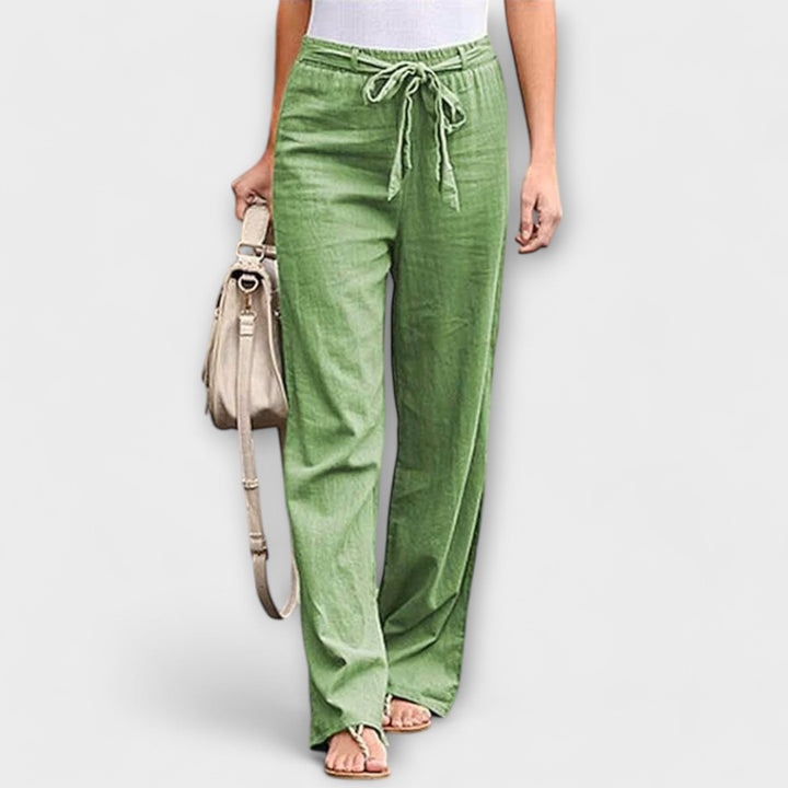 Audrey - Pantaloni in lino leggero