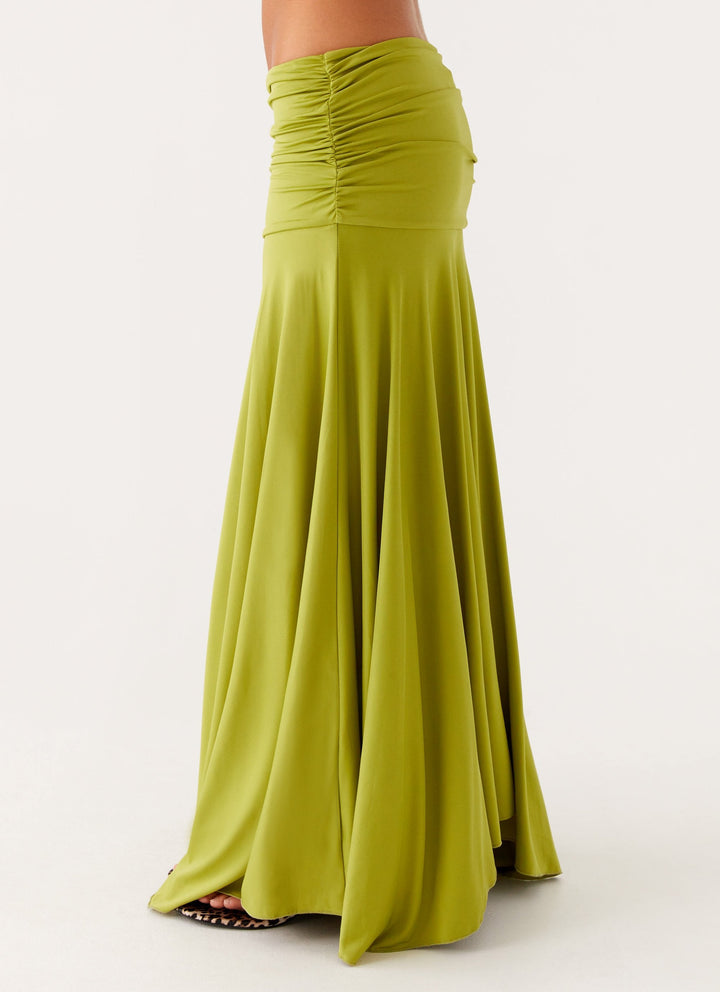 Seraphina – Set maxi in raso con ruches