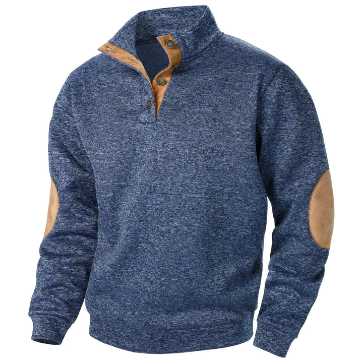 Liam | Maglione in Maglia Mezza Zip Charcoal