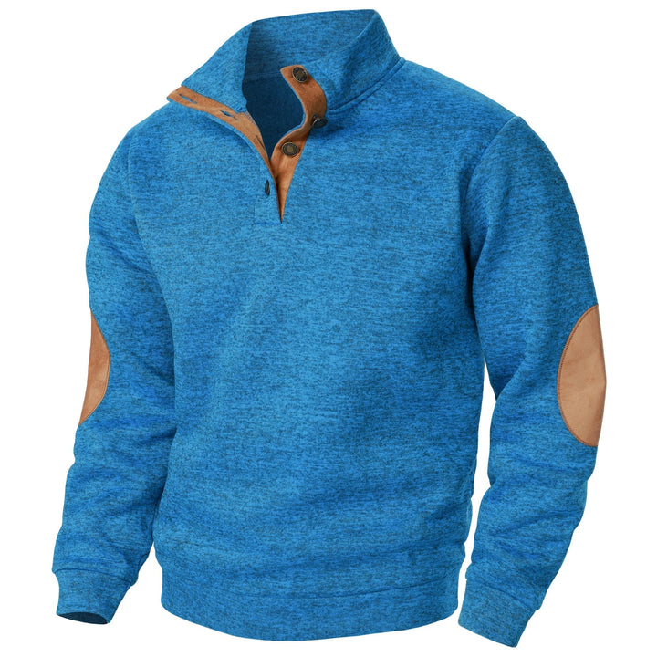 Liam | Maglione in Maglia Mezza Zip Charcoal