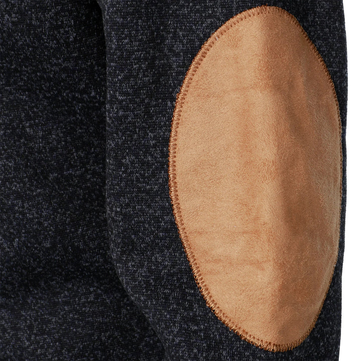 Liam | Maglione in Maglia Mezza Zip Charcoal
