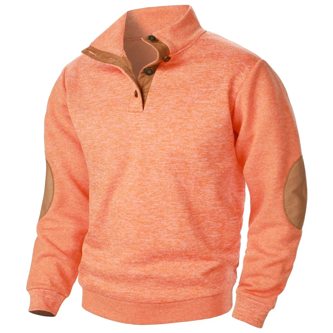 Liam | Maglione in Maglia Mezza Zip Charcoal