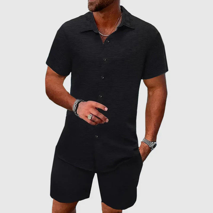 Hamish - Completo loungewear testurizzato