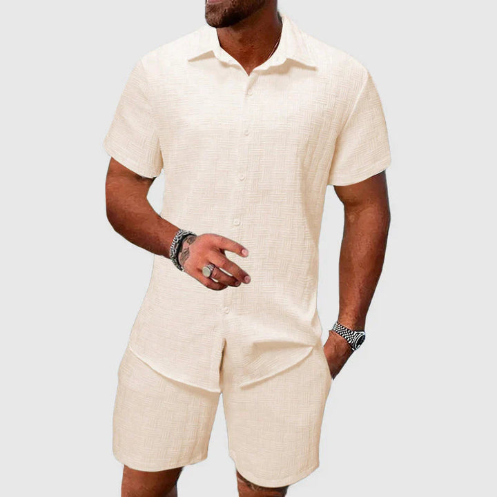 Hamish - Completo loungewear testurizzato