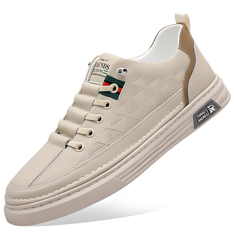 Sneakers casual in pelle