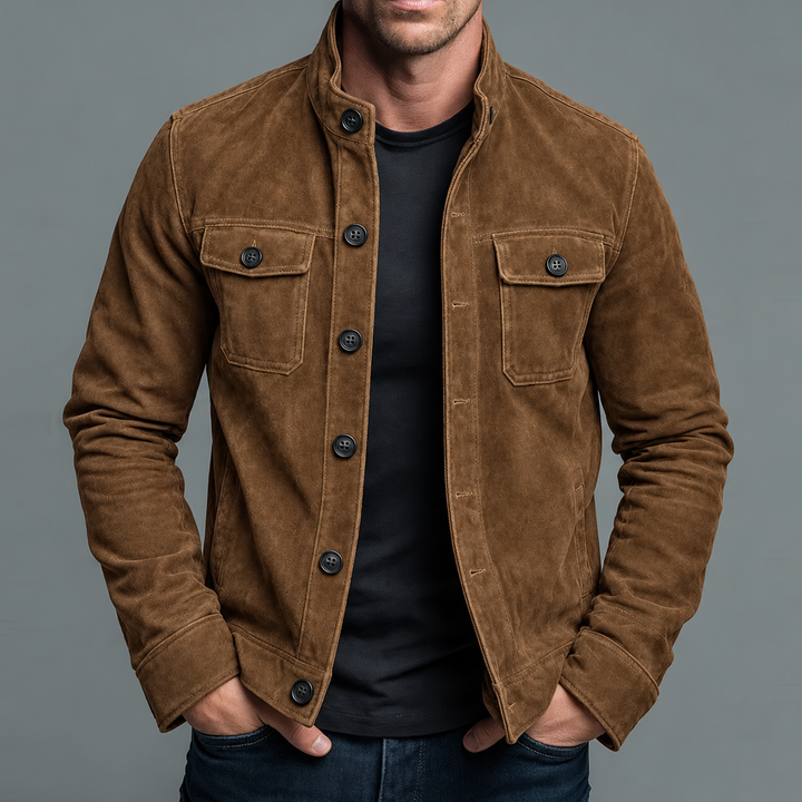 Andreas - Camicia giacca con tocco morbido