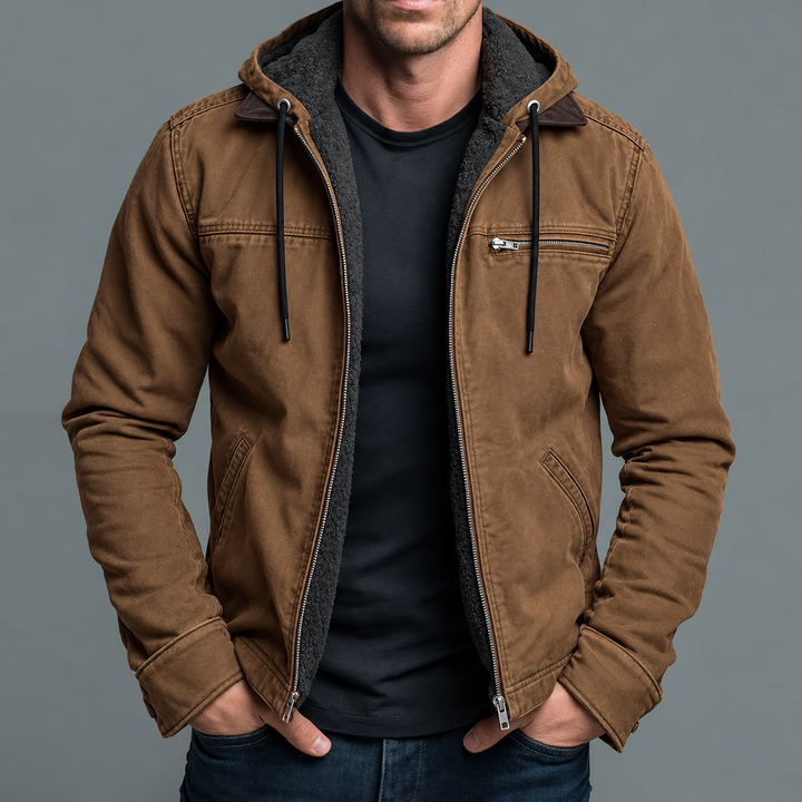 Isak™ | Giacca Vintage Foderata in Fleece Caldo