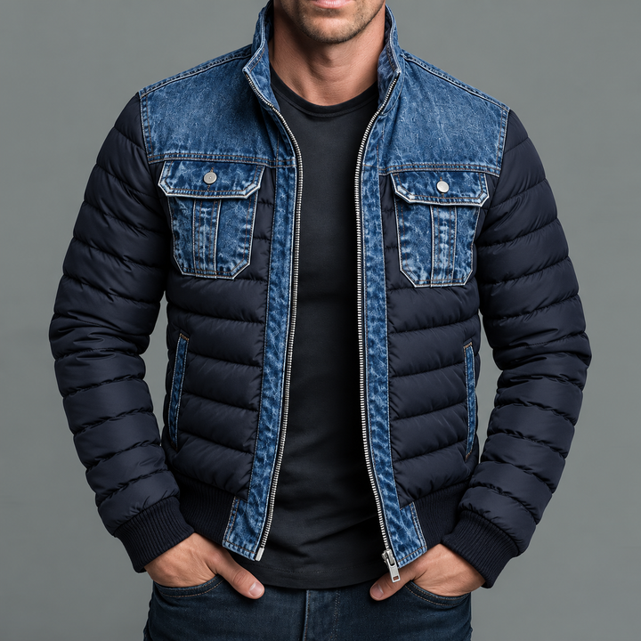 Rolf  | Giacca in jeans con imbottitura trapuntata