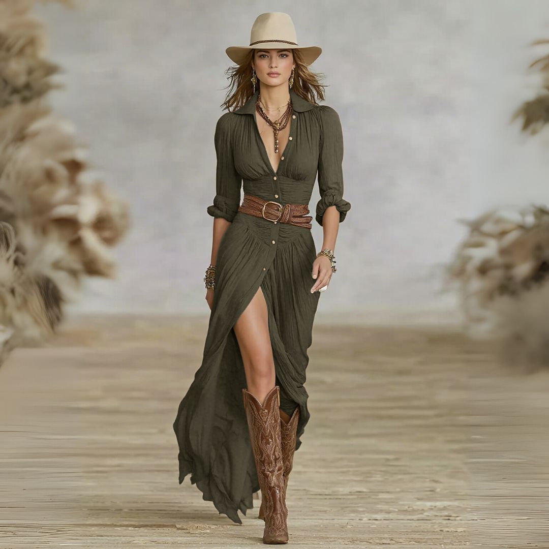 Alejandra | Maxi abito chic